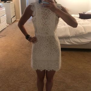 Showpo- Ark & Co never worn lace little white dress